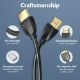 Εικόνα της Καλώδιο Vention HDMI Male to HDMI Male v.2.0 4K 60Hz 0.5m Black AAIBD