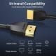 Εικόνα της Καλώδιο Vention HDMI Male to HDMI Male v.2.0 4K 60Hz 0.5m Black AAIBD