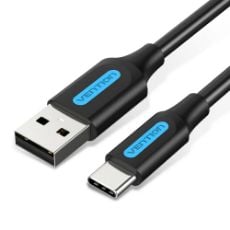 Εικόνα της Καλώδιο Vention USB-A Male to USB-C Male 3A 0.25m Black COKBC