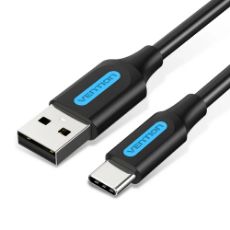 Εικόνα της Καλώδιο Vention USB-A Male to USB-C Male 3A 1.5m Black COKBG