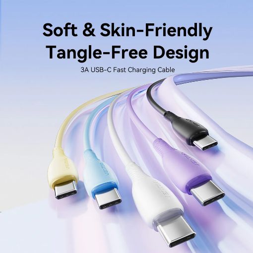 Εικόνα της Καλώδιο Vention USB-A Male to USB-C Male 3A 18W PVC Type 0.25m Blue CTWSC