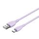 Εικόνα της Καλώδιο Vention USB-A Male to USB-C Male 3A 18W PVC Type 0.25m Purple CTWVC