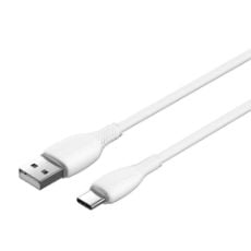 Εικόνα της Καλώδιο Vention USB-A Male to USB-C Male 3A 18W PVC Type 0.25m White CTWWC