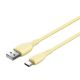 Εικόνα της Καλώδιο Vention USB-A Male to USB-C Male 3A 18W PVC Type 0.25m Yellow CTWYC