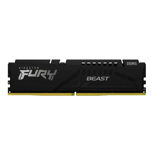 Εικόνα της Ram Kingston Fury Beast 16GB (2 x 8GB) DDR5-6000MHz CL30 Black KF560C30BBEK2-16