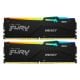 Εικόνα της Ram Kingston Fury Beast RGB 16GB (2 x 8GB) DDR5-5600MHz CL40 Black KF556C40BBAK2-16