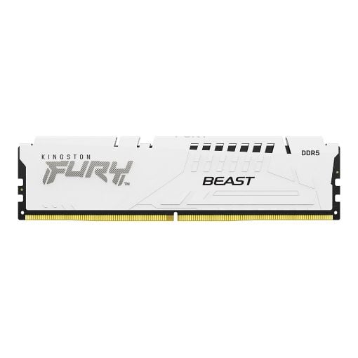 Εικόνα της Ram Kingston Fury Beast 16GB DDR5-6000MHz CL36 White KF560C36BWE2-16
