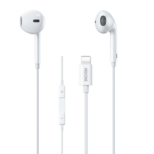 Εικόνα της Earphones WK ΥΒ09 Lightning 1.2m White