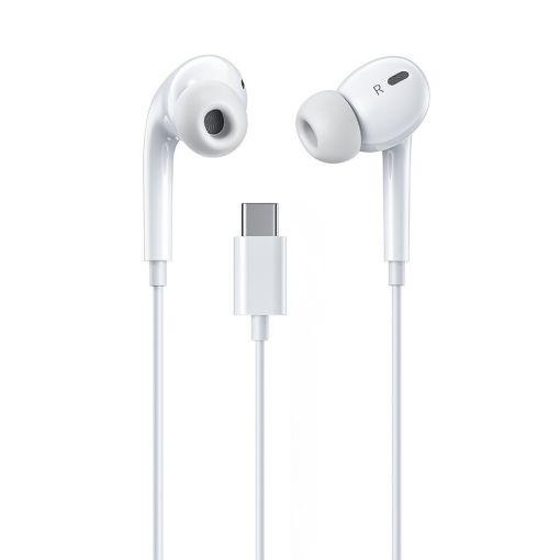 Εικόνα της Earphones WK YB06 USB-C 1.2m White