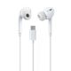 Εικόνα της Earphones WK YB06 USB-C 1.2m White
