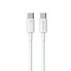 Εικόνα της Καλώδιο WK USB-C Male to USB-C Male 120W 1.2m White WDC-175