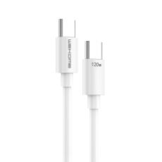 Εικόνα της Καλώδιο WK USB-C Male to USB-C Male 120W 1.2m White WDC-175
