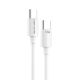 Εικόνα της Καλώδιο WK USB-C Male to USB-C Male 120W 1.2m White WDC-175