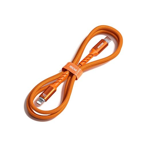 Εικόνα της Καλώδιο WK USB-C Male to Lightning 35W LED 1.2m Orange WDC-C15