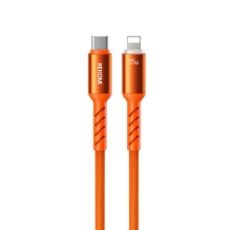 Εικόνα της Καλώδιο WK USB-C Male to Lightning 35W LED 1.2m Orange WDC-C15