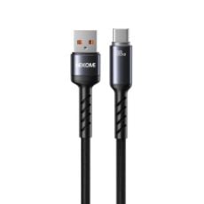 Εικόνα της Καλώδιο WK USB-A Male to USB-C Male 88W LED 1.2m Black WDC-C13a