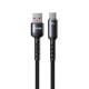 Εικόνα της Καλώδιο WK USB-A Male to USB-C Male 88W LED 1.2m Black WDC-C13a
