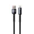Εικόνα της Καλώδιο WK USB-A Male to Lightning 12W LED 1.2m Black WDC-C13i