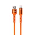 Εικόνα της Καλώδιο WK USB-A Male to Lightning 12W LED 1.2m Orange WDC-C13i