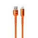 Εικόνα της Καλώδιο WK USB-A Male to Lightning 12W LED 1.2m Orange WDC-C13i