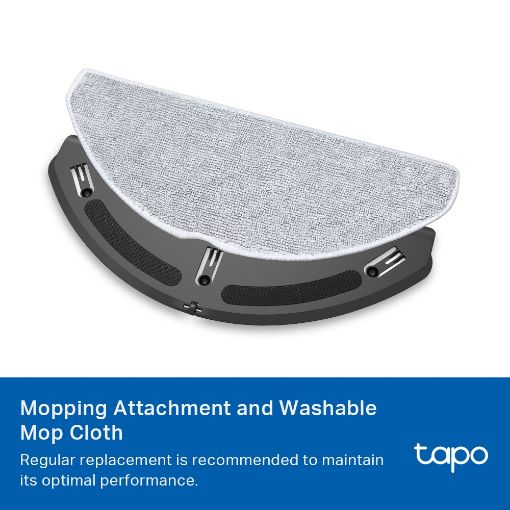Εικόνα της TP-Link Tapo Robot Vacuum 2-in-1 Dustbin & Water Tank