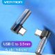 Εικόνα της Adapter Vention USB-C Male to 3.5mm Female Aluminum Alloy Gray BGWH0