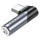 Εικόνα της Adapter Vention USB-C Male to 3.5mm Female Aluminum Alloy Gray BGWH0
