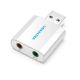 Εικόνα της External SoundCard Vention USB Metal Silvery VAB-S13