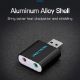 Εικόνα της External SoundCard Vention USB Metal Black VAB-S17-B