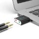 Εικόνα της External SoundCard Vention USB Metal Black VAB-S17-B