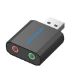 Εικόνα της External SoundCard Vention USB Metal Black VAB-S17-B