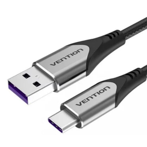 Εικόνα της Καλώδιο Vention USB-A Male to USB-C Male 5A 1m Gray COFHF