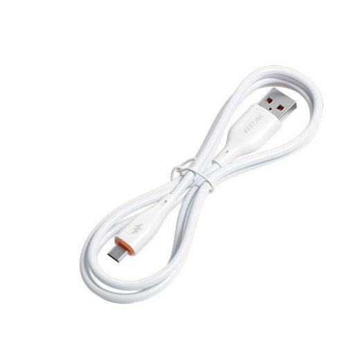Εικόνα της Καλώδιο WK USB-A Male to Micro-USB Male 12W 1m White WDC-67m