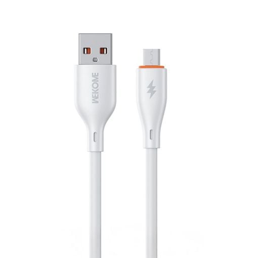 Εικόνα της Καλώδιο WK USB-A Male to Micro-USB Male 12W 1m White WDC-67m