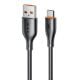 Εικόνα της Καλώδιο WK USB-A Male to Micro-USB Male 12W 1m Black WDC-67m