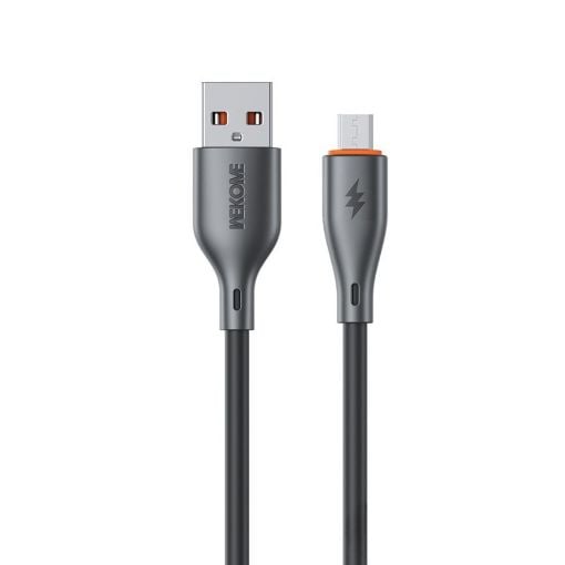 Εικόνα της Καλώδιο WK USB-A Male to Micro-USB Male 12W 1m Black WDC-67m