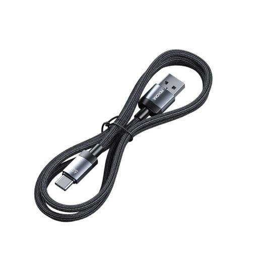 Εικόνα της Καλώδιο WK USB-A Male to USB-C Male 6A 1m Black WDC-97a