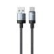 Εικόνα της Καλώδιο WK USB-A Male to USB-C Male 6A 1m Black WDC-97a