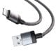 Εικόνα της Καλώδιο WK USB-A Male to Lightning 2.4A 1m Black WDC-97i