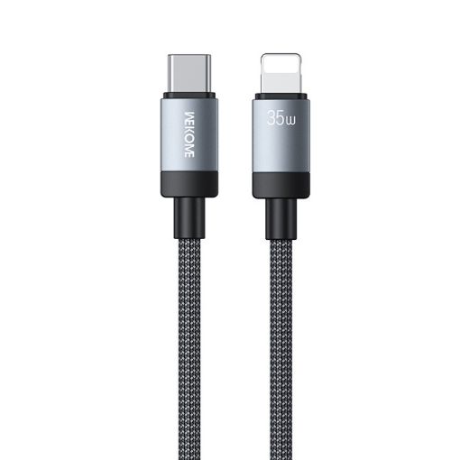Εικόνα της Καλώδιο WK USB-C Male to Lightning 35W 1m Black WDC-99