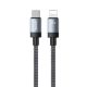 Εικόνα της Καλώδιο WK USB-C Male to Lightning 35W 1m Black WDC-99