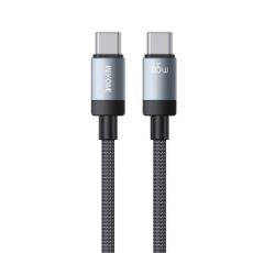 Εικόνα της Καλώδιο WK USB-C Male to USB-C Male 65W 1m Black WDC-98