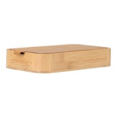 Εικόνα της Κουτί Αποθήκευσης Estia Bamboo Essentials 3 Θέσεων με Καθρέφτη 23x13.5x4cm 02-35327