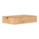 Εικόνα της Κουτί Αποθήκευσης Estia Bamboo Essentials 3 Θέσεων με Καθρέφτη 23x13.5x4cm 02-35327