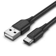 Εικόνα της Καλώδιο Vention USB-A Male to USB-C Male 3A Flexible PVC 1.5m Gray CWAHG