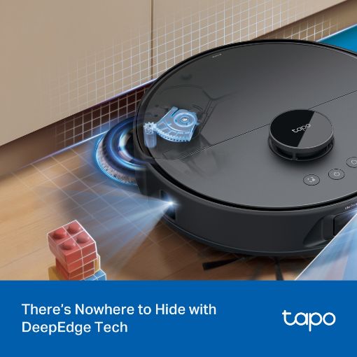 Εικόνα της Σκούπα Ρομπότ TP-Link Tapo RV50 Pro Omni + Advanced Self-Cleaning Docking Station Black