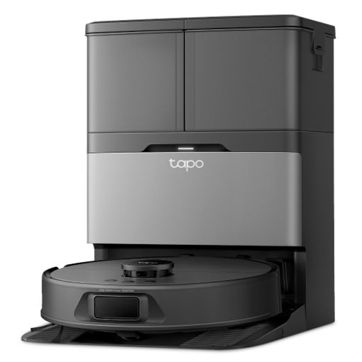 Εικόνα της Σκούπα Ρομπότ TP-Link Tapo RV50 Pro Omni + Advanced Self-Cleaning Docking Station Black