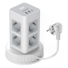 Εικόνα της Πολύπριζο Tessan 8 Θέσεων με 2xUSB-A & 1xUSB-C TPS03RX-DE-C