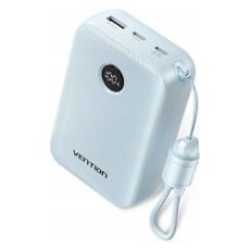 Εικόνα της Power Bank Vention 20000mAh USB-C & USB-A με Ενσωματωμένο Καλώδιο 22.5W Blue FKBL0-C