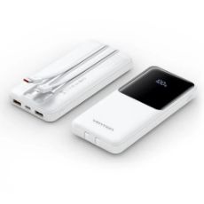 Εικόνα της Power Bank Vention 10000mAh Led Display Built-Ιn USB-C & Lightning Universal 22.5W White FHOW0-TY
